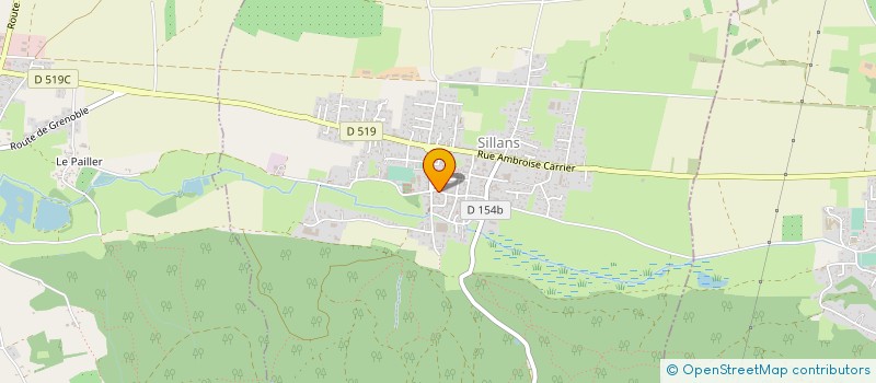 localisation de l'entreprise MICOUD  SILLANS