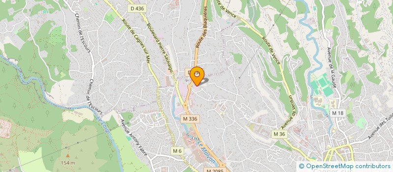 localisation de l'entreprise MICOUD STEPHANE à CAGNES-SUR-MER