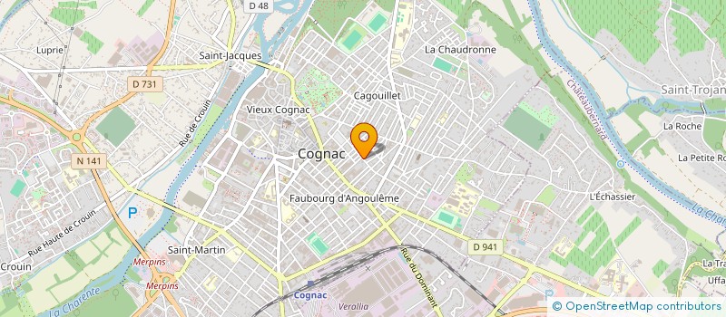 localisation de l'entreprise MICPOIRSON  COGNAC