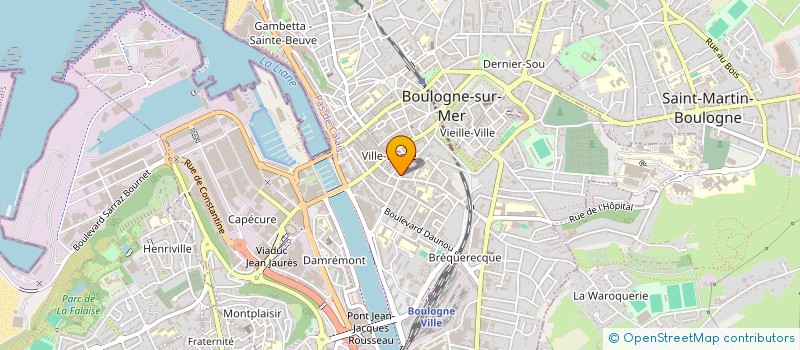 localisation de l'entreprise MICR'OPALE INFORMATIQUE SERVICES  BOULOGNE-SUR-MER