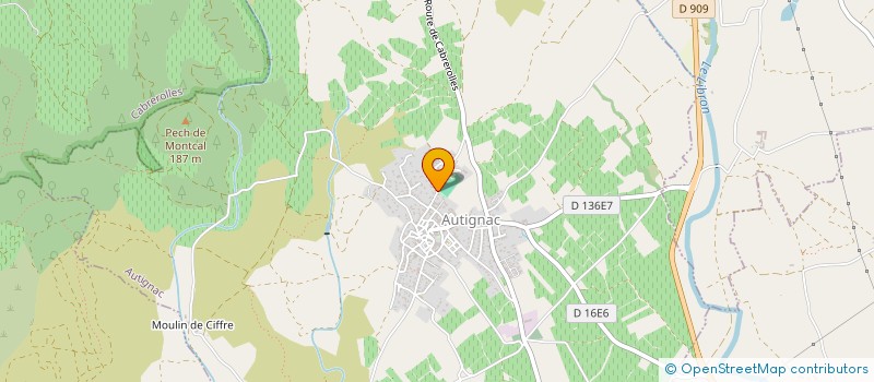 localisation de l'entreprise MICRAM  AUTIGNAC