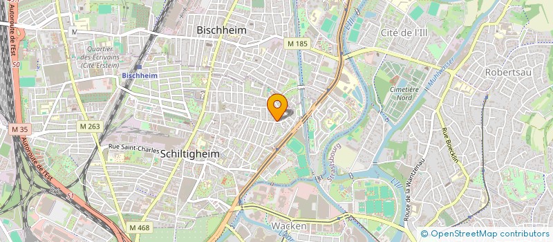 localisation de l'entreprise MICRAUDEL à SCHILTIGHEIM