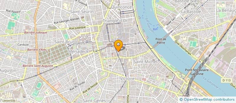 localisation de l'entreprise MICRO 33 à BORDEAUX