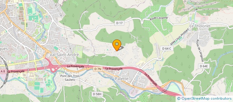 localisation de l'entreprise MICRO  LE THOLONET