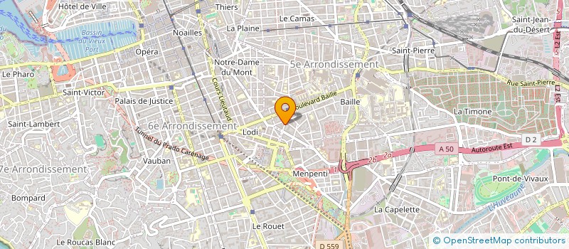 localisation de l'entreprise MICRO 4 M à MARSEILLE