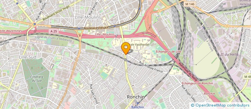 localisation de l'entreprise MICRO 59 à LILLE