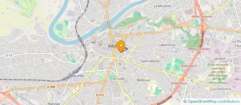 localisation de l'entreprise MICRO 81 à ALBI