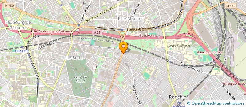 localisation de l'entreprise MICRO ATOM à LILLE
