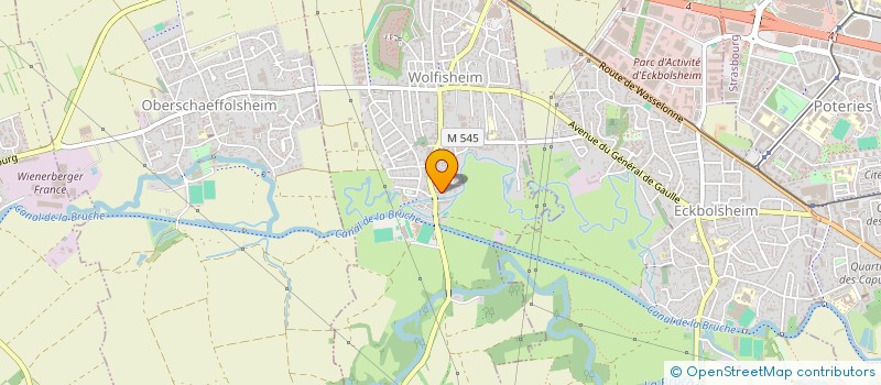 localisation de l'entreprise MICRO BOIS  WOLFISHEIM