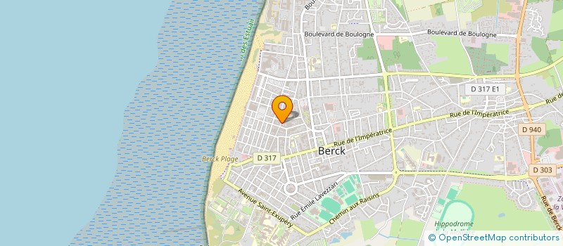 localisation de l'entreprise MICRO BRASSERIE COTE D'HOP  BERCK