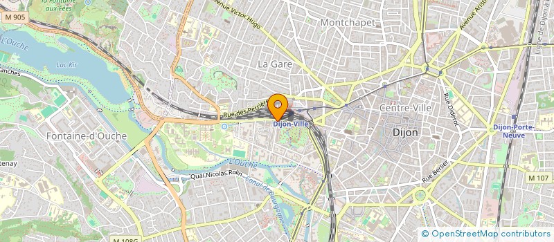 localisation de l'entreprise MICRO BRASSERIE DE L'ARQUEBUSE  DIJON