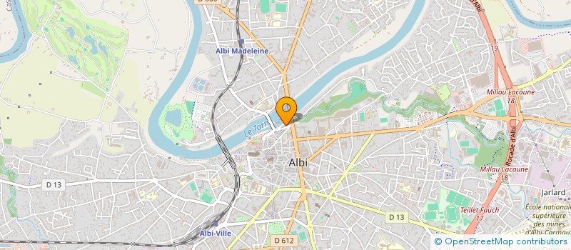 localisation de l'entreprise MICRO BRASSERIE SAINTE-CECILE à ALBI