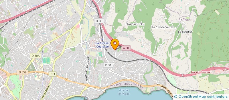 localisation de l'entreprise MICRO BRASSERIE TRANSITIONS  LA CIOTAT