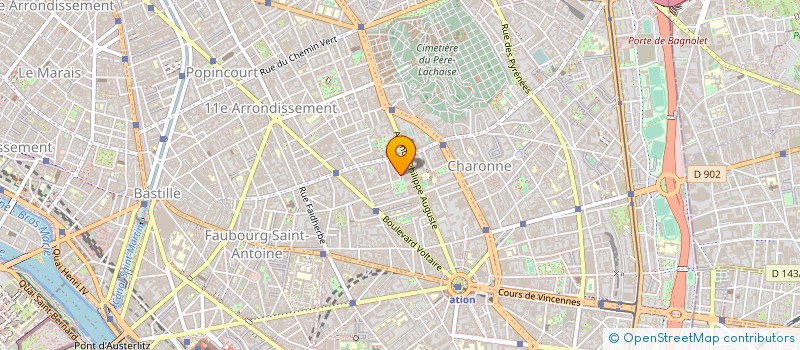 localisation de l'entreprise MICRO CARRELAGES à PARIS