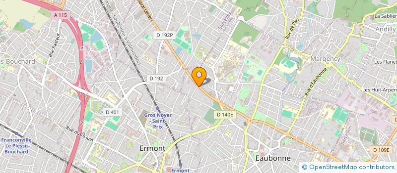 localisation de l'entreprise MICRO CENTER à EAUBONNE
