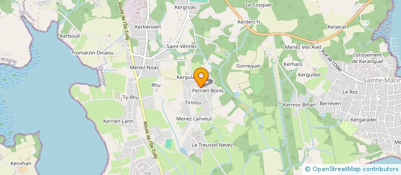 localisation de l'entreprise MICRO-CHAUDIERE-DIFFUSION  PONT L ABBE