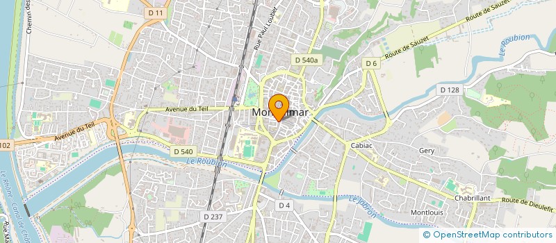 localisation de l'entreprise MICRO CLICK à MONTELIMAR
