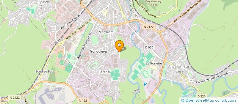 localisation de l'entreprise MICRO CLIMAT à AURILLAC