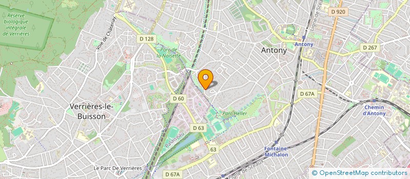 localisation de l'entreprise MICRO CLIMATE à ANTONY