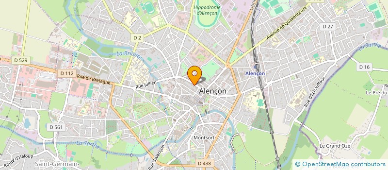 localisation de l'entreprise MICRO COMPUTER OFFICE à ALENCON
