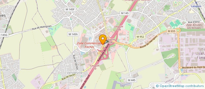 localisation de l'entreprise MICRO CONCEPT FACHES  FACHES-THUMESNIL