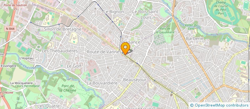 localisation de l'entreprise MICRO CONCEPT ORVAULT à ORVAULT