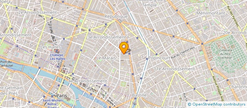localisation de l'entreprise MICRO-CORP à PARIS