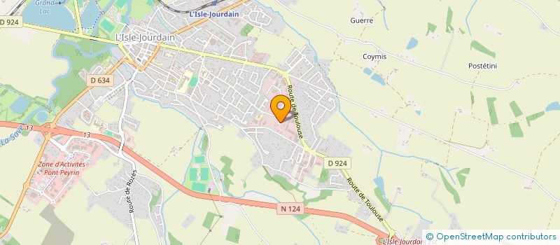 localisation de l'entreprise MICRO-CRECHE ABRACAPTIPAS à L'ISLE-JOURDAIN
