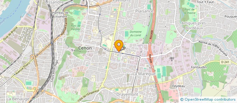 localisation de l'entreprise MICRO CRECHE ANNE SALTEL à CENON