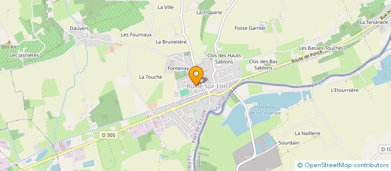 localisation de l'entreprise MICRO CRECHE ASSOCIATIVE DU VAL DU LOIR à LOIR EN VALLEE