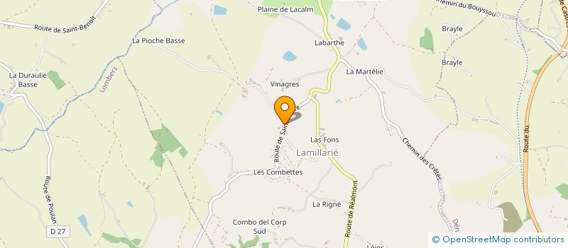 localisation de l'entreprise MICRO-CRECHE ASSOCIATIVE O P'TIT BONHEUR  LAMILLARIE