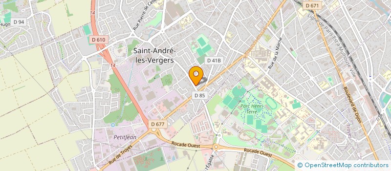 localisation de l'entreprise MICRO-CRECHE B'COME & BLOOM  SAINT-ANDRE-LES-VERGERS