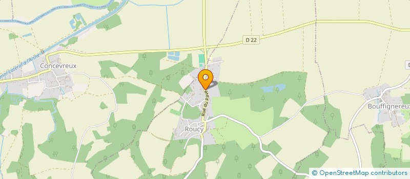 localisation de l'entreprise MICRO CRECHE BONHEURS D'ENFANCE  ROUCY