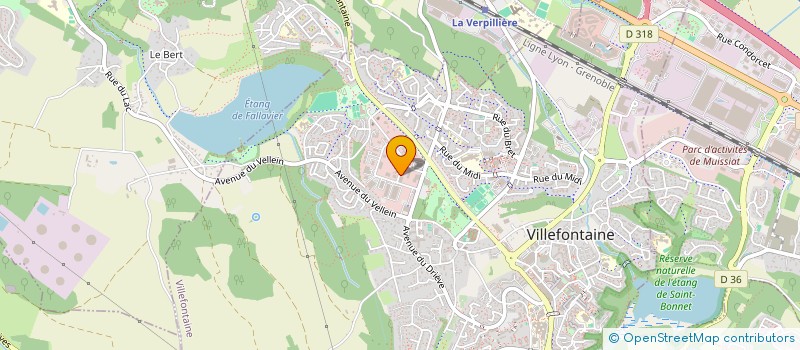 localisation de l'entreprise MICRO-CRECHE DE BOURGOIN JALLIEU  VILLEFONTAINE