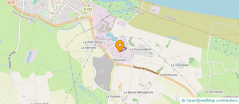 localisation de l'entreprise MICRO CRECHE DE GARENTIN  SAINT-VIAUD