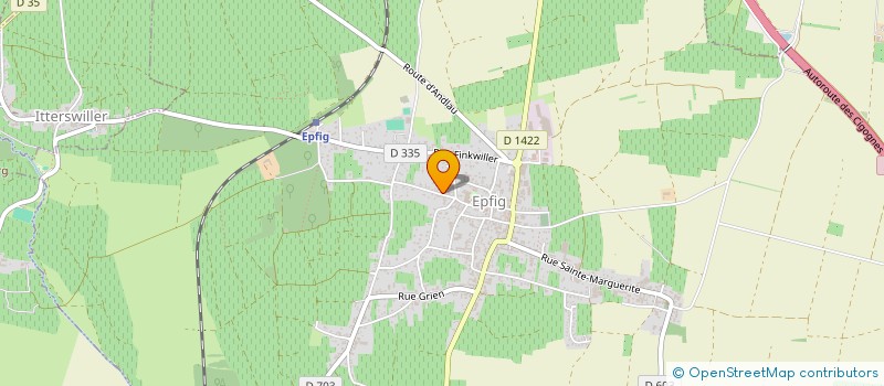 localisation de l'entreprise MICRO CRECHE GAIA à EPFIG
