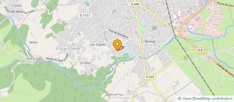 localisation de l'entreprise MICRO - CRECHE GRAINES D'EXPLORATEURS  MONTBRISON