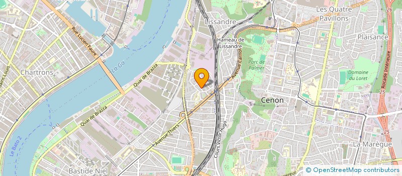 localisation de l'entreprise MICRO CRECHE L'ILE BLEUE  CENON