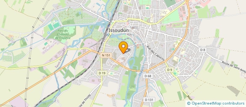 localisation de l'entreprise MICRO-CRECHE L'OUSTALET à ISSOUDUN