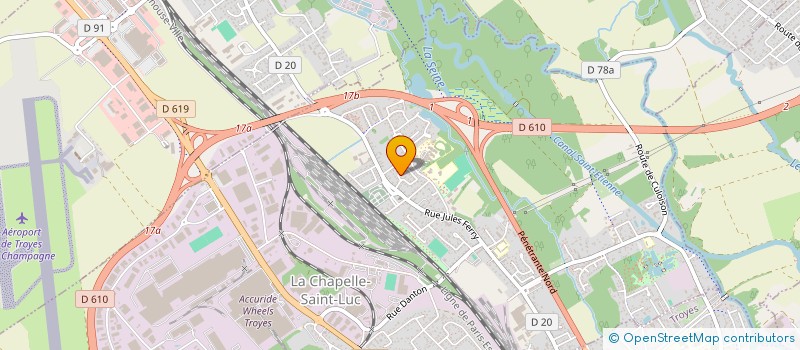 localisation de l'entreprise MICRO-CRECHE - LA CHAPELLE  LA CHAPELLE-SAINT-LUC