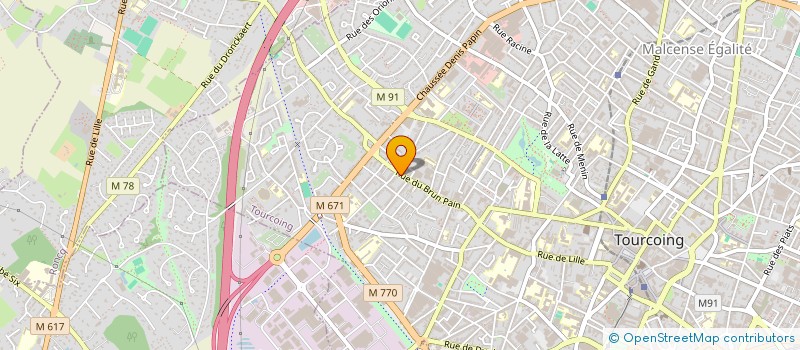 localisation de l'entreprise MICRO CRECHE LE BEBE EST UNE PERSONNE à TOURCOING