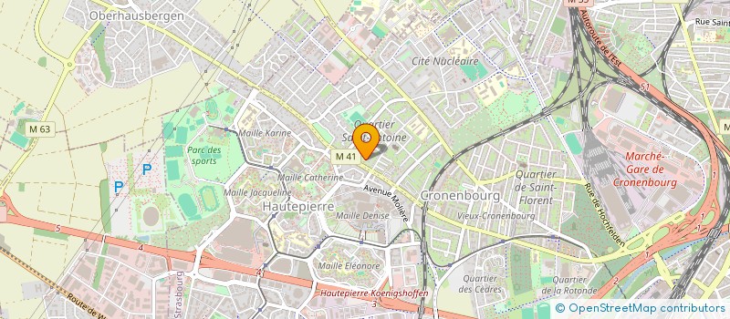 localisation de l'entreprise MICRO-CRECHE LE JARDIN D'ALICE à STRASBOURG