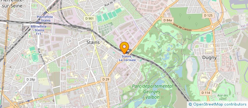 localisation de l'entreprise MICRO CRECHE LES CROCOS à STAINS