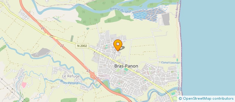 localisation de l'entreprise MICRO-CRECHE LES GRIBOUILLES  BRAS-PANON