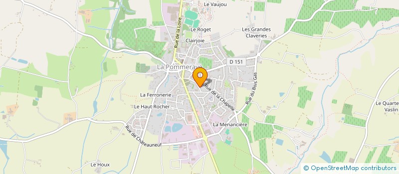 localisation de l'entreprise MICRO CRECHE LES Z'ARTISTES à MAUGES-SUR-LOIRE