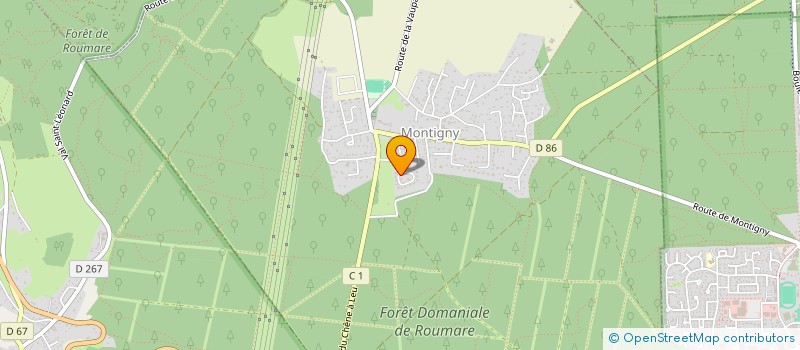 localisation de l'entreprise MICRO-CRECHE NIDOO  MONTIGNY