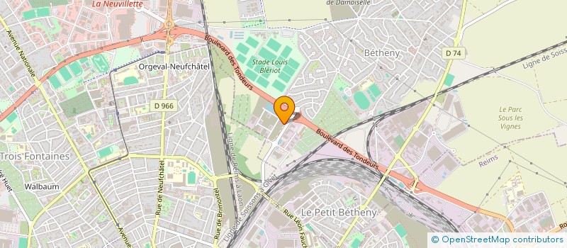 localisation de l'entreprise MICRO-CRECHE PETIT MONDE SYMS  BETHENY