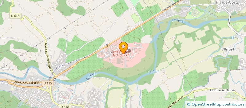 localisation de l'entreprise MICRO CRECHE PIERROT  CERET