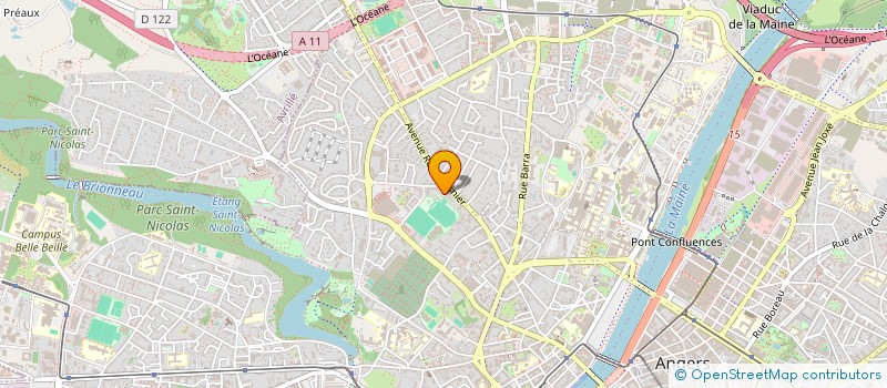 localisation de l'entreprise MICRO-CRECHES TI KAOL à ANGERS