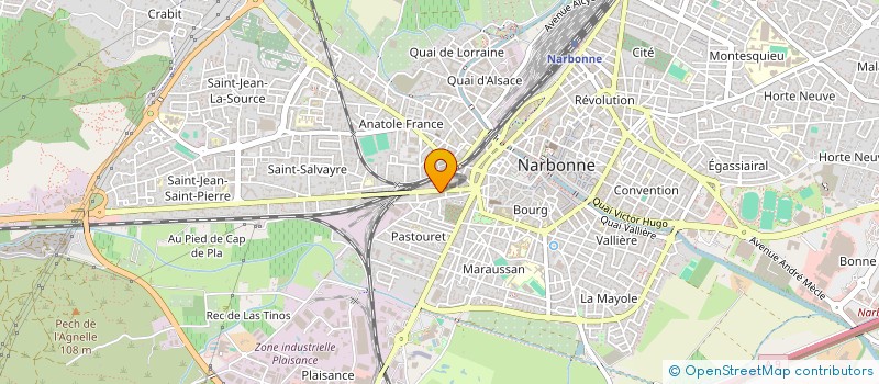 localisation de l'entreprise MICRO ED  NARBONNE